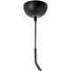 Lampa wisząca Orno BOLA 1P, lampa wisząca, E27 max. 60W, czarna