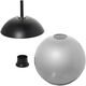 Lampa wisząca Orno LARA 1P, lampa wisząca, E27  max. 60W, czarna
