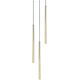 Lampa wisząca Orno TABUNG 3P, lampa wisząca, G9  max.6W, złota