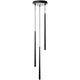 Lampa wisząca Orno TABUNG 3P, lampa wisząca, G9  max.6W, czarna