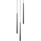 Lampa wisząca Orno TABUNG 3P, lampa wisząca, G9  max.6W, czarna