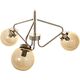 Lampa wisząca Orno BULAT 3P, lampa wisząca, E14 max. 3x40W, złota