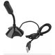 Mikrofon Aptel MINI MIKROFON USB A ze Statywem do Laptopa Notebooka PC czarny AK247