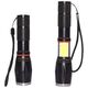 Latarka Aptel Taktyczna LATARKA LED T6 zoom 300m 9W czarna ZD76A
