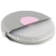 Aptel Okrągły NÓŻ do Pizzy Krojenie Pizzy na slajsy 8,5cm szaro-różowy AG680B