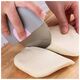 Aptel Okrągły NÓŻ do Pizzy Krojenie Pizzy na slajsy 8,5cm szaro-różowy AG680B