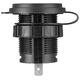 Ładowarka Blow Ładowarka samochodowa montażowa USB+USB-C M18A woltomierz