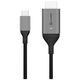 Alogic Alogic USB C Adapterkabel Typ C -HDMI  M/M 4k 60 Hz  1m,  gr