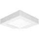 Orno LETI LED 12W, oprawa typu downlight, natynkowa, kwadratowa, 800lm, 3000K, biała, wbudowany zasilacz LED
