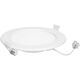 Orno EURUS LED 12W, oprawa downlight, podtynkowa, okrągła, 860lm, 4000K, biała, wbudowany zasilacz LED