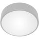 Lampa sufitowa Orno OVO plafon 3xE27 z mikrofalowym czujnikiem ruchu, 3x24W, szara stal, klosz szklany matowy, IP20, ? 400