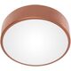 Lampa sufitowa Orno OVO plafon 2xE27 z mikrofalowym czujnikiem ruchu, 2x24W, miedziana stal, klosz szklany matowy, IP20, ? 300
