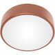 Lampa sufitowa Orno OVO plafon 3xE27 z mikrofalowym czujnikiem ruchu, 3x24W, miedziana stal, klosz szklany matowy, IP20, ? 400
