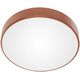 Lampa sufitowa Orno OVO plafon 5xE27, 5x24W, miedziana stal, klosz szklany matowy, IP20, ? 600