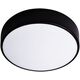 Lampa sufitowa Orno OVO plafon LED, 43W, 4000K, 4750lm, czarna stal, klosz szklany matowy, IP20, ? 400