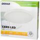 Lampa sufitowa Orno CERS LED 16W, plafon oświetleniowy, 1300lm, IP65, 4000K, poliwęglan mleczny, biały