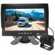 Nvox Monitor samochodowy lcd 7cali ahd cofania i monitoringu z obsługą 1 kamery 12v 24v