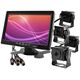 Nvox Monitor samochodowy lcd 7cali ahd cofania i monitoringu z obsługą 1 kamery 12v 24v