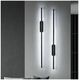 Kinkiet ATL ZD116A Lampa scienna czarna 100cm 6000k