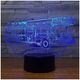 ATL ZD98A Lampka nocna straż pożarna 3d led