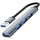 HUB USB ATL AK340 Hub usb 1x3.0  3x2.0 slim