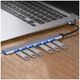 HUB USB ATL AK340A Hub usb 1x3.0  6x2.0 slim