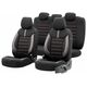 AMiO Komplet pokrowców na fotele samochodowe OTOM LIMITED 101 BLACK/RED 3-ZIP