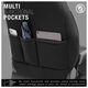 AMiO Komplet pokrowców na fotele samochodowe OTOM LIMITED 101 BLACK/RED 3-ZIP