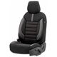 AMiO Komplet pokrowców na fotele samochodowe OTOM LIMITED 101 BLACK/RED 3-ZIP