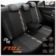 AMiO Komplet pokrowców na fotele samochodowe OTOM HORIZON 1805 ORANGE 3-ZIP