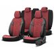 AMiO Komplet pokrowców na fotele samochodowe OTOM THRONE 103 RED 3-ZIP