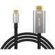 Kabel Blow 92-686# Przyłącze hdmi - usb-c 2m plecionka
