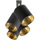 Lampa sufitowa Orno BATI oprawa ścienno-sufitowa, moc max. 5x60W, E27, czarna