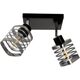 Lampa sufitowa Orno SIENA 2P E27, oprawa ścienno-sufitowa, max. 2x60W, czarna, podstawa kwadrat
