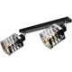 Lampa sufitowa Orno SIENA 2P E27, oprawa ścienno-sufitowa, max. 2x60W, czarna, listwa