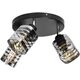 Lampa sufitowa Orno SIENA 3P E27, oprawa ścienno-sufitowa, max. 3x60W, czarna, podstawa okrągła, ruchome głowice lampy, jeden poziom