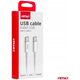 Kabel USB AMiO Kabel do ładowania usb-c - usb-c 60w 200cm fulllink amio-03897