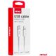 Kabel USB AMiO Kabel do ładowania usb-c - lightning iphone pd 20w 100cm fulllink amio-03898