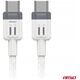 Kabel USB AMiO Kabel do ładowania usb-c - usb-c 60w 100cm fulllink amio-03908