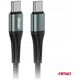 Kabel USB AMiO Kabel do ładowania usb-c - usb-c 60w 100cm fulllink amio-03914