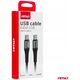 Kabel USB AMiO Kabel do ładowania usb-c - usb-c 60w 100cm fulllink amio-03914