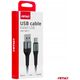 Kabel USB AMiO Kabel do ładowania usb-a - usb-c 3a 200cm fulllink amio-03912