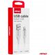 Kabel USB AMiO Kabel do ładowania usb-a - lightning iphone 3a 100cm fulllink amio-03919
