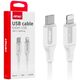 Kabel USB AMiO Kabel do ładowania usb-c - iphone lightning 20w 100cm amio-03922