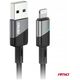 Kabel USB AMiO Kabel do ładowania usb-a - lightning iphone 3a 100cm fulllink amio-03925