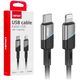 Kabel USB AMiO Kabel do ładowania usb-c - iphone lightning 20w 100cm amio-03928
