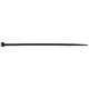 Neo Opaski zaciskowe EXTREME 2.5 × 100 mm, czarne, 100 szt.