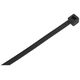 Neo Opaski zaciskowe EXTREME 2.5 × 100 mm, czarne, 100 szt.