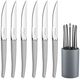 Amefa Lou Laguiole - Steaks Knive- κομψό σατέν φινίρισμα -6 stk & θήκη για μαχαίρι 13802326 3546700000000