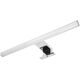 Lampa sufitowa Orno PEEGEL LED 9W, lampa nad lustro, 810lm, 4000K, dł. 60 cm, tworzywo sztuczne+akryl, srebrna